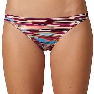 Prana Kala bikini bottom azalea rainblur XL nwt stripes
